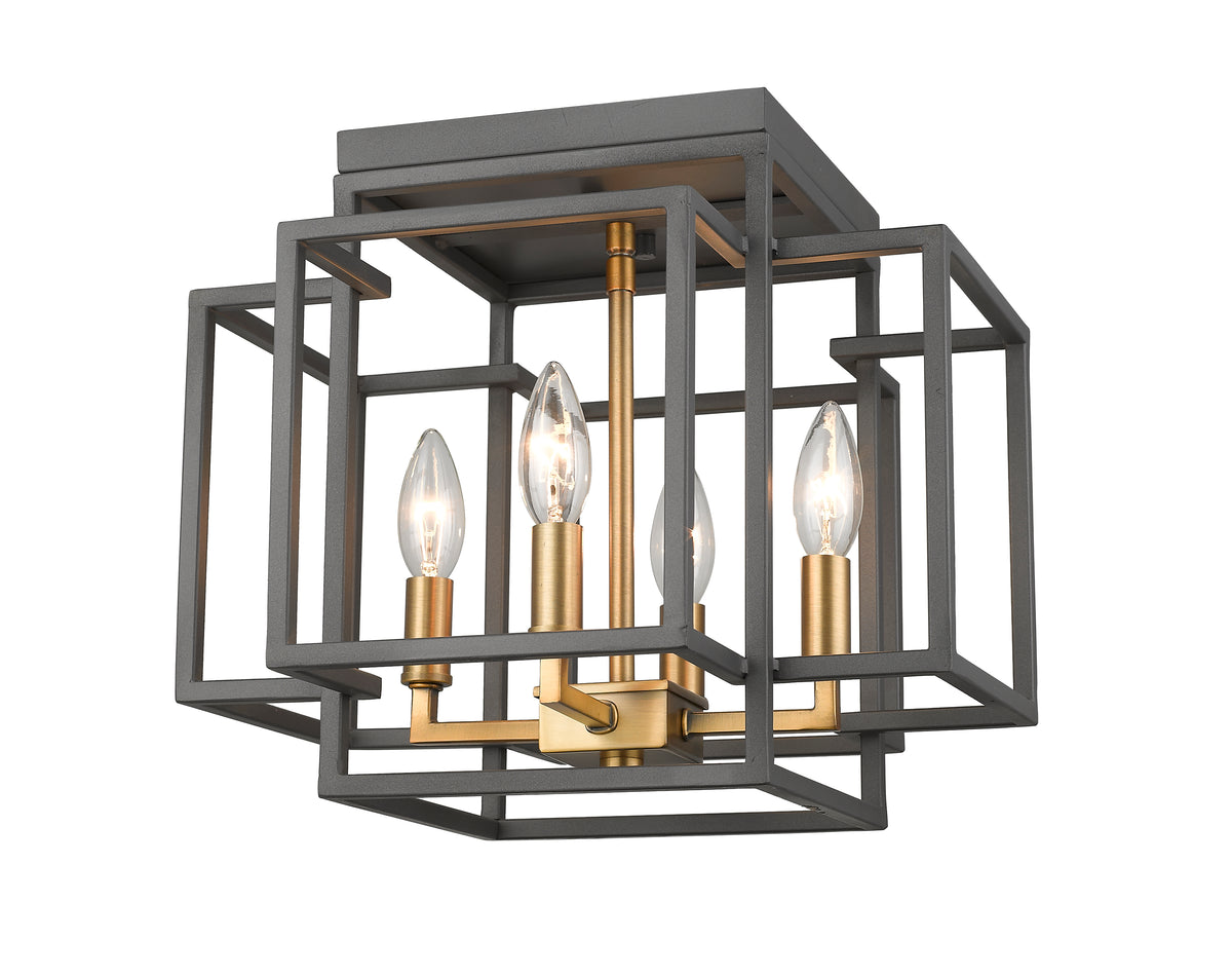 Titania 4 Light Flush Mount