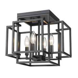 Titania 4 Light Flush Mount