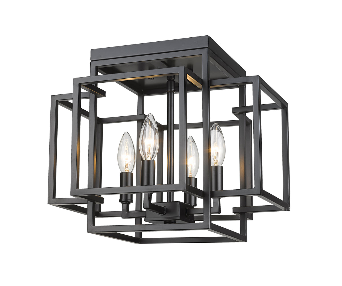 Titania 4 Light Flush Mount