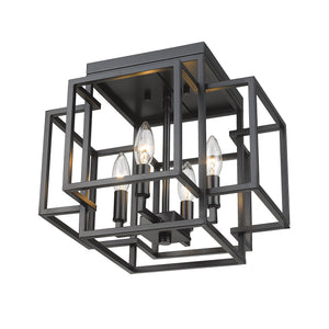 Titania 4 Light Flush Mount