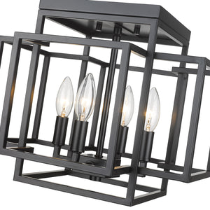 Titania 4 Light Flush Mount