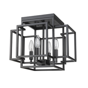 Titania 4 Light Flush Mount
