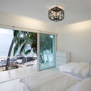 Titania 4 Light Flush Mount