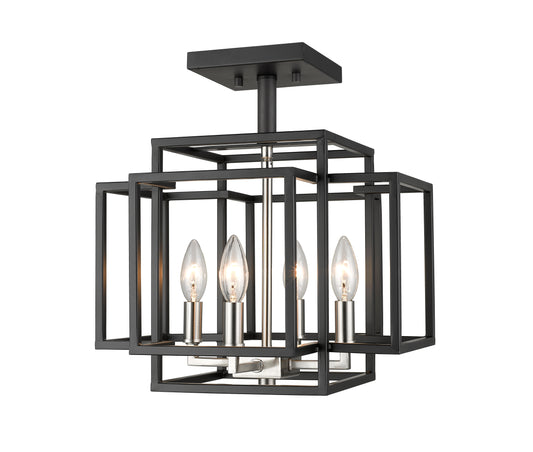 Titania 4 Light Semi Flush Mount