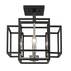 Titania 4 Light Semi Flush Mount