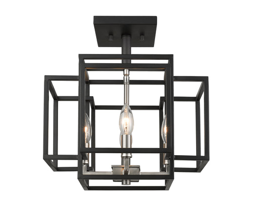 Titania 4 Light Semi Flush Mount