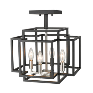 Titania 4 Light Semi Flush Mount