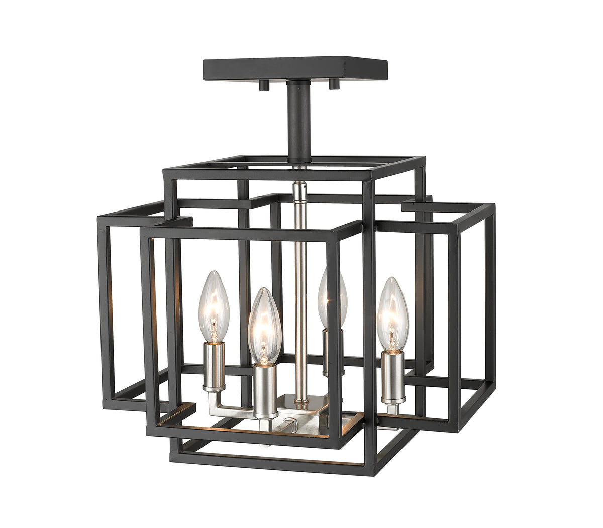 Titania 4 Light Semi Flush Mount