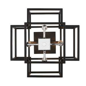 Titania 4 Light Semi Flush Mount