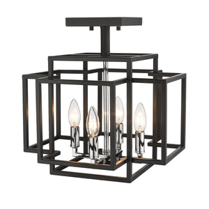 Titania 4 Light Semi Flush Mount