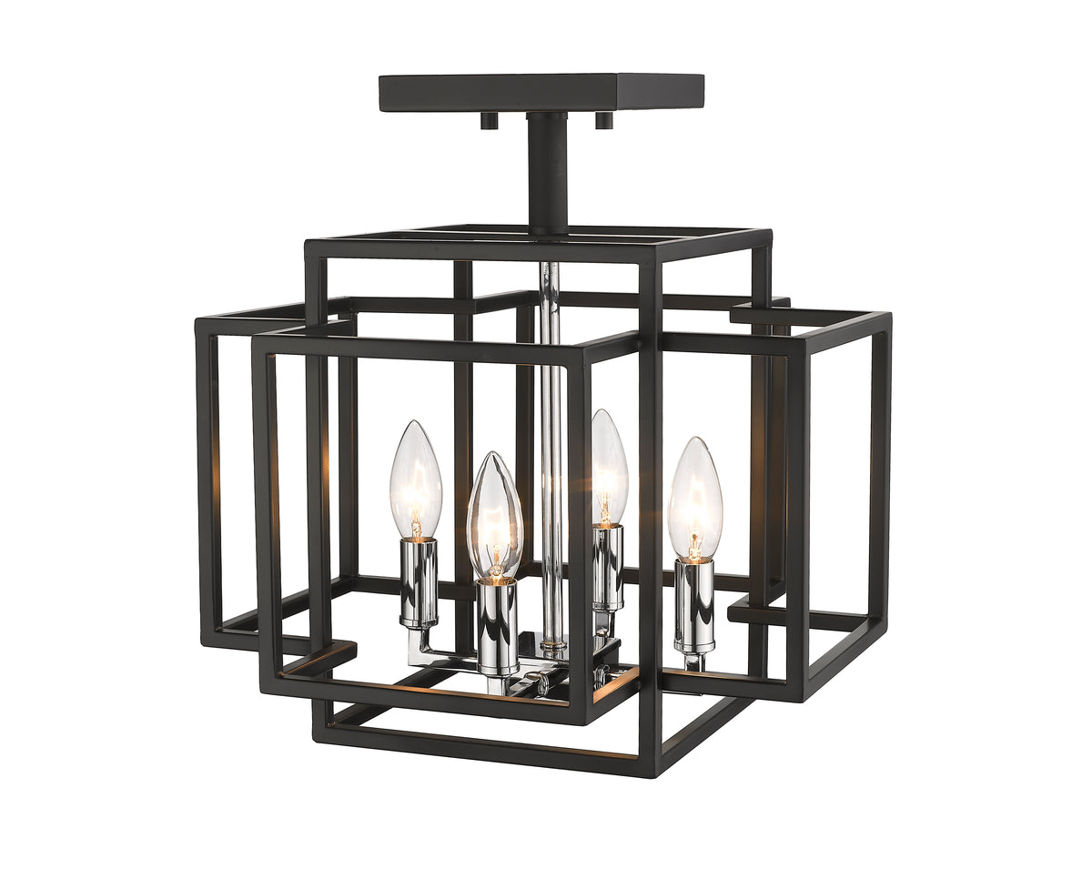 Titania 4 Light Semi Flush Mount