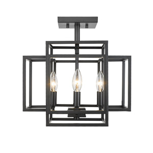 Titania 4 Light Semi Flush Mount