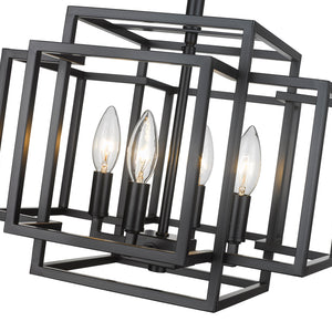 Titania 4 Light Semi Flush Mount