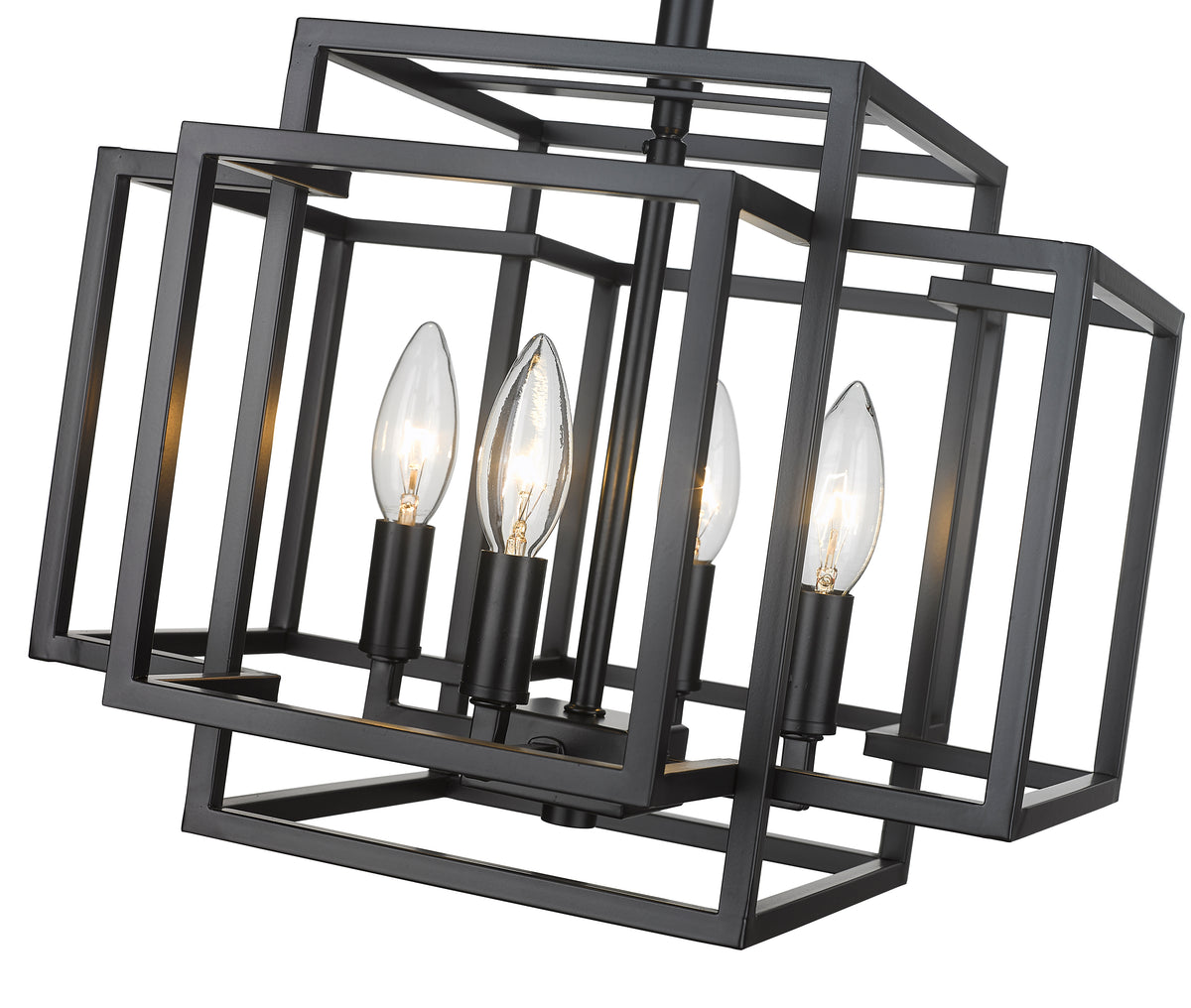 Titania 4 Light Semi Flush Mount