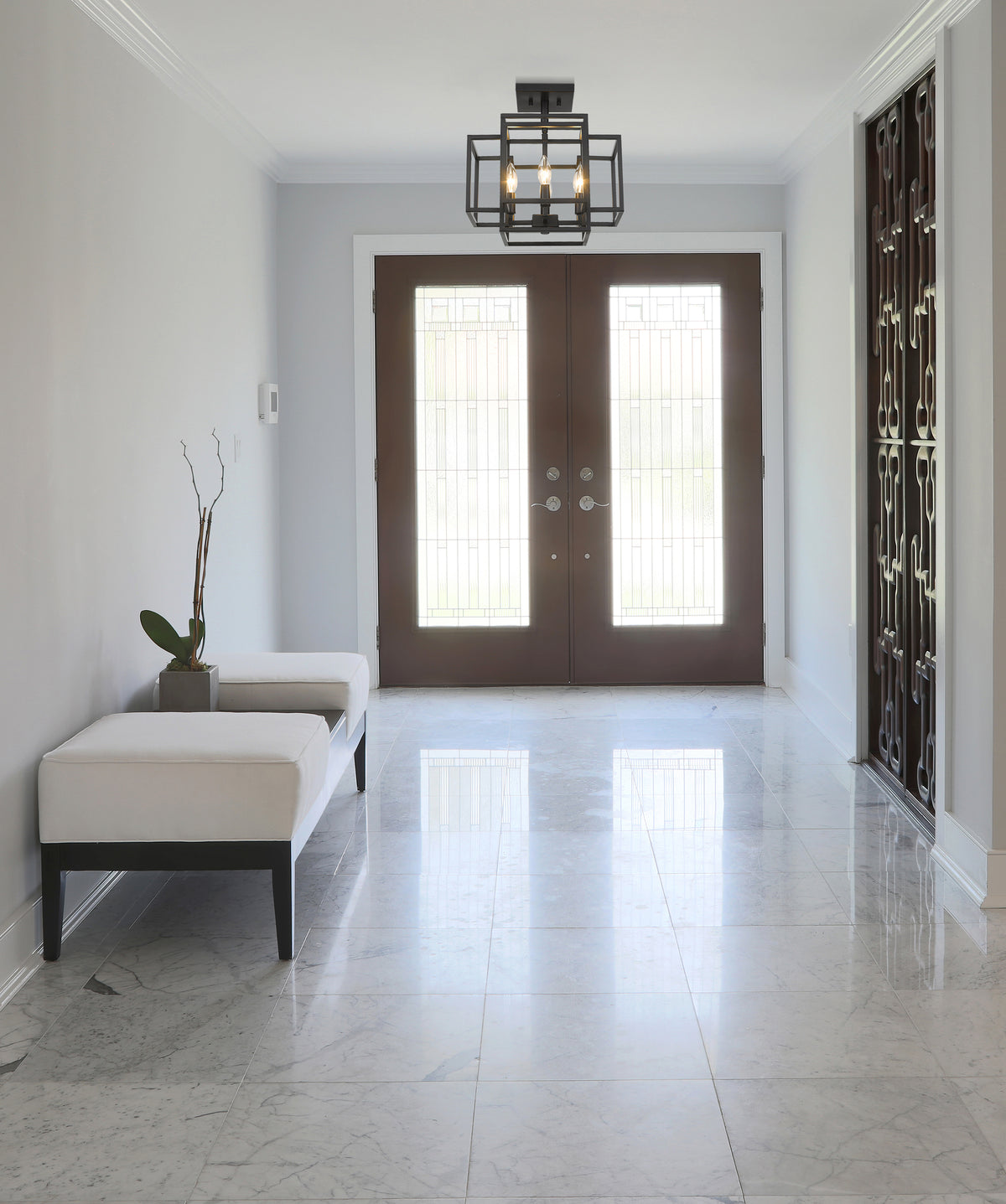 Titania 4 Light Semi Flush Mount