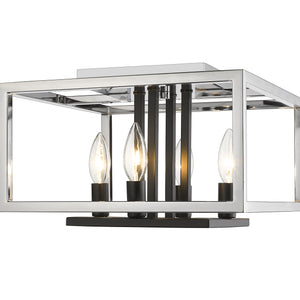 Quadra 4 Light Flush Mount