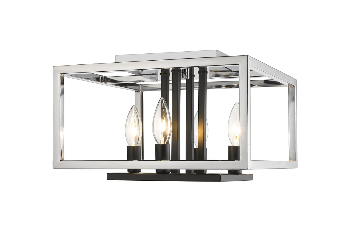 Quadra 4 Light Flush Mount