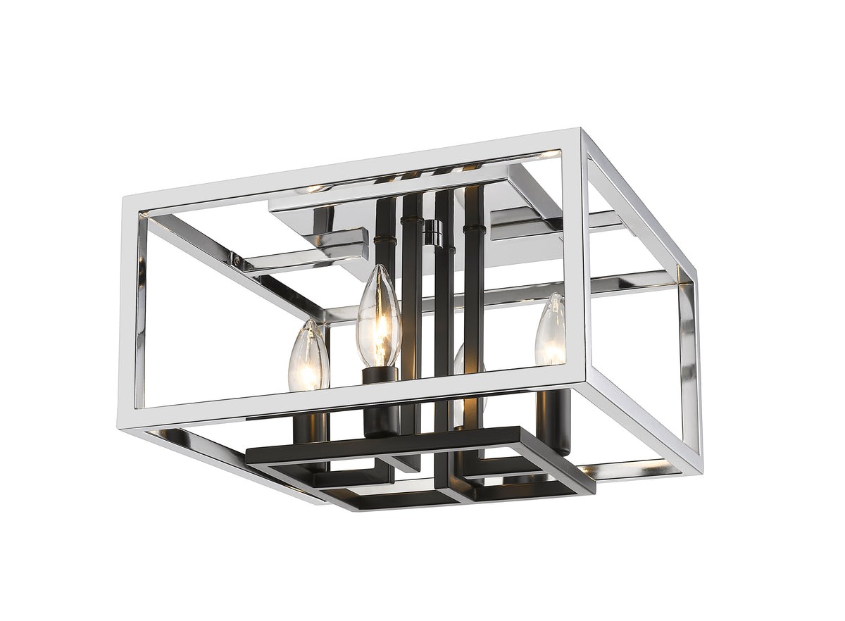 Quadra 4 Light Flush Mount