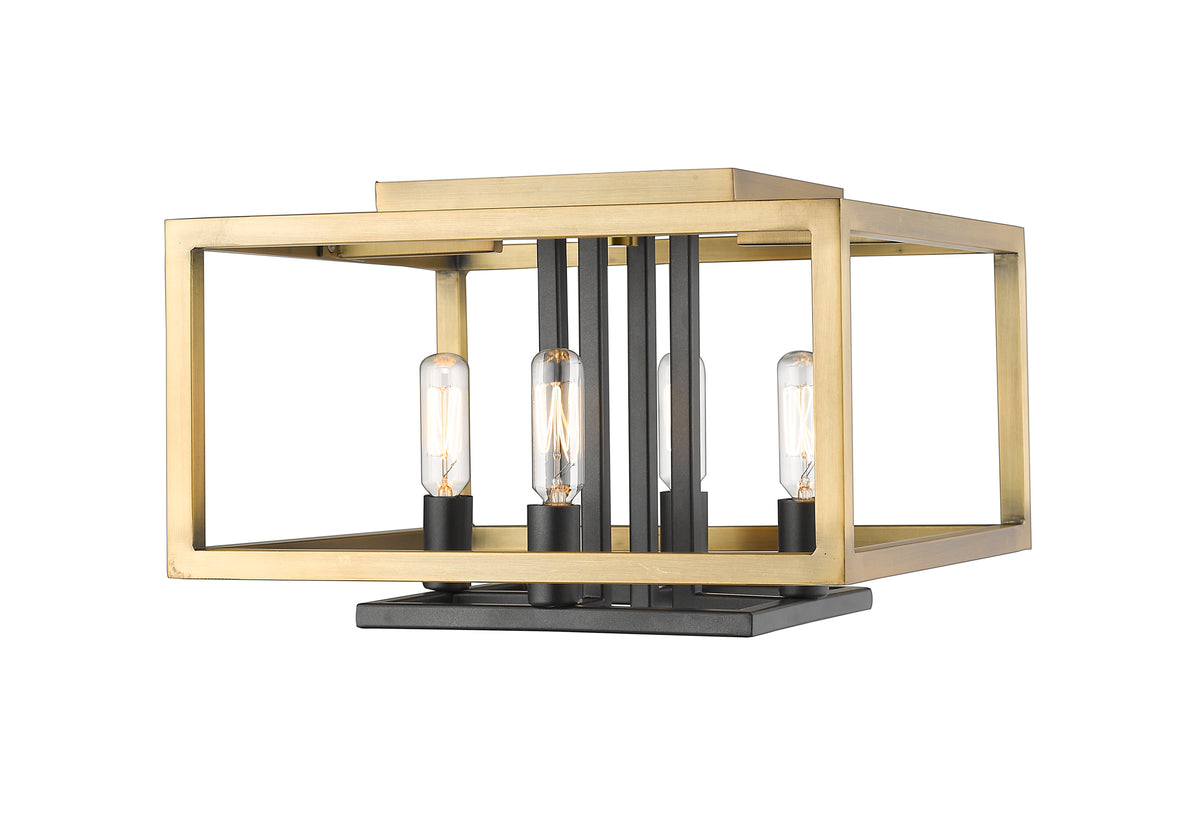 Quadra 4 Light Flush Mount