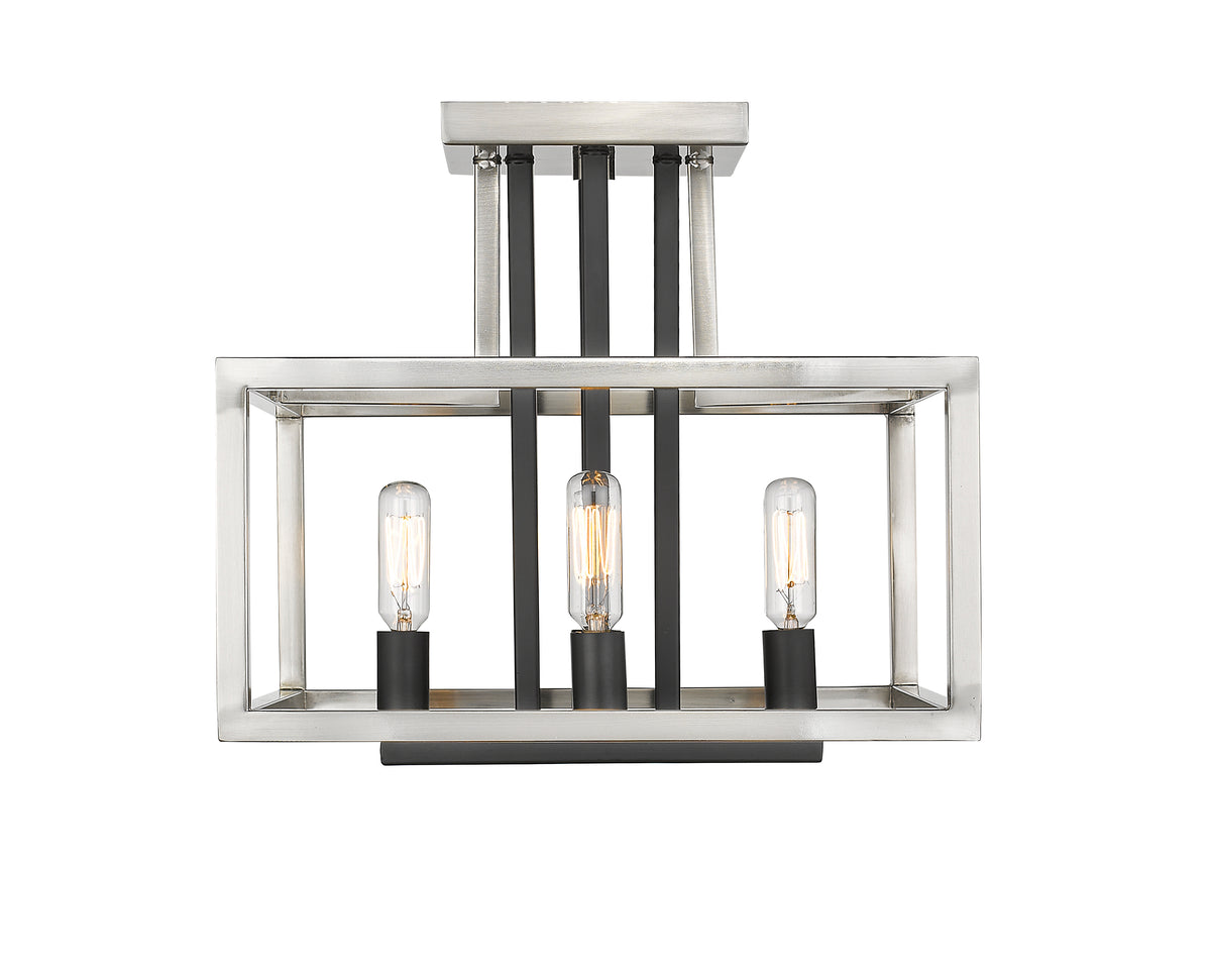Quadra 4 Light Semi Flush Mount