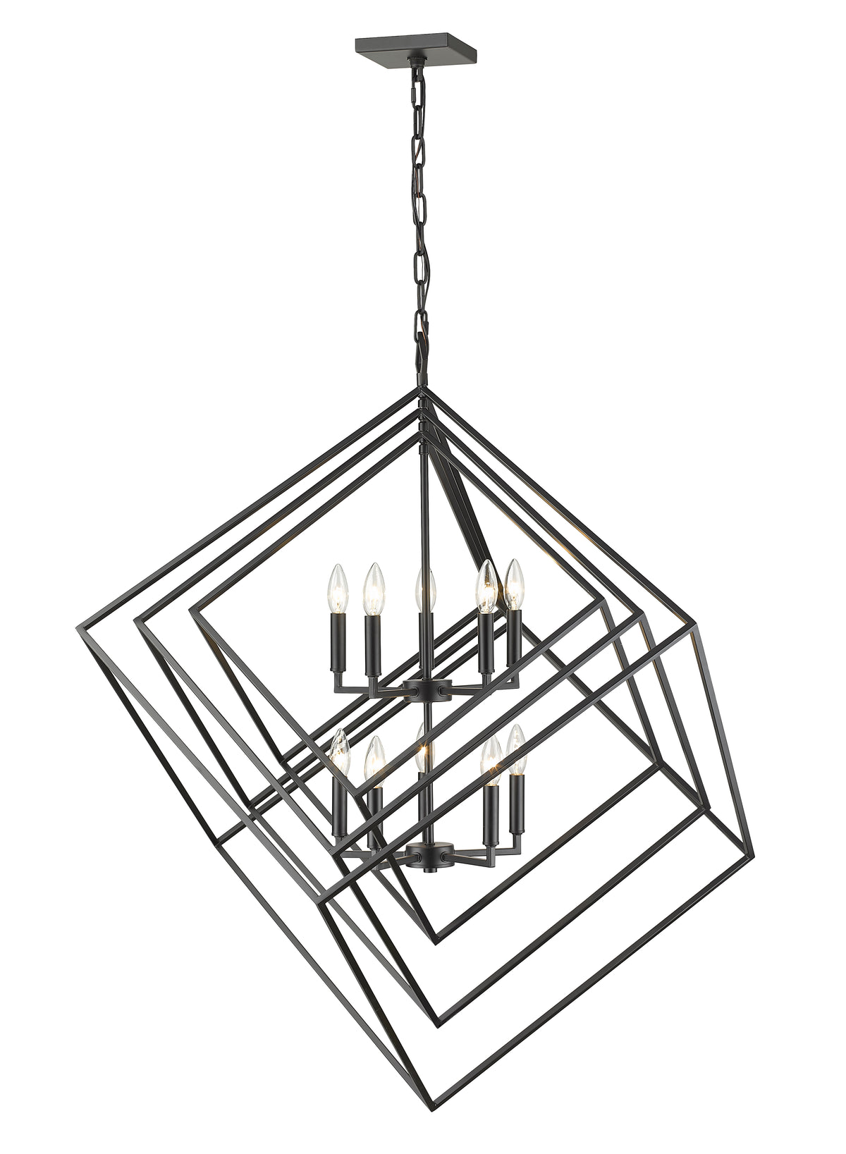 Euclid 10 Light Chandelier