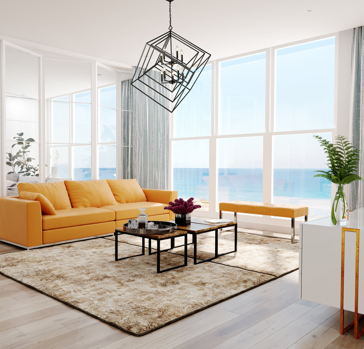 Euclid 10 Light Chandelier