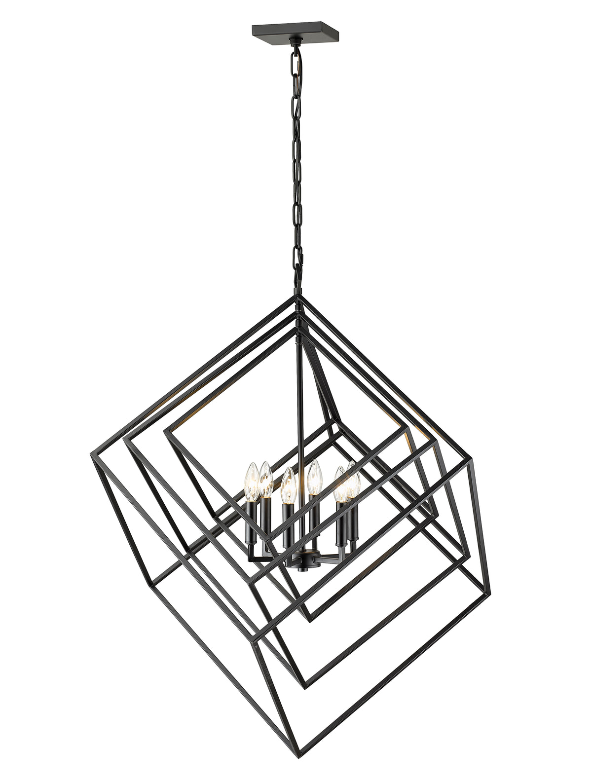 Euclid 6 Light Chandelier