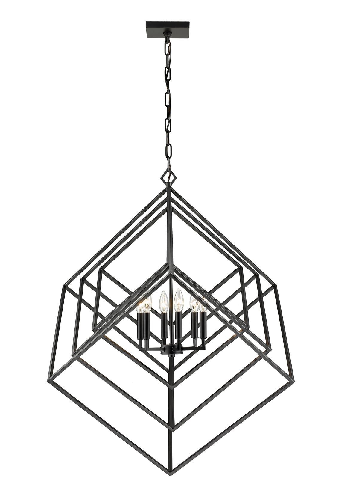 Euclid 6 Light Chandelier