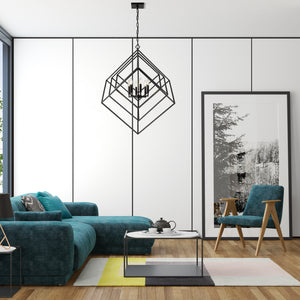 Euclid 6 Light Chandelier