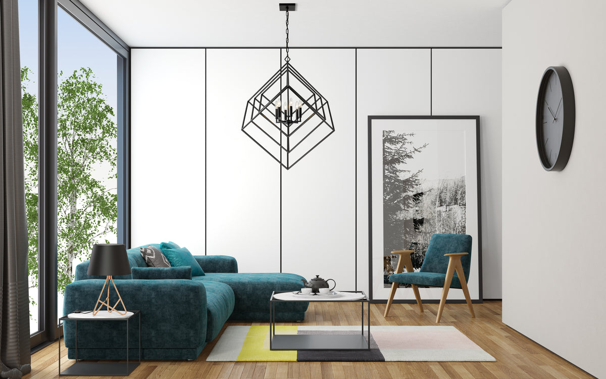 Euclid 6 Light Chandelier