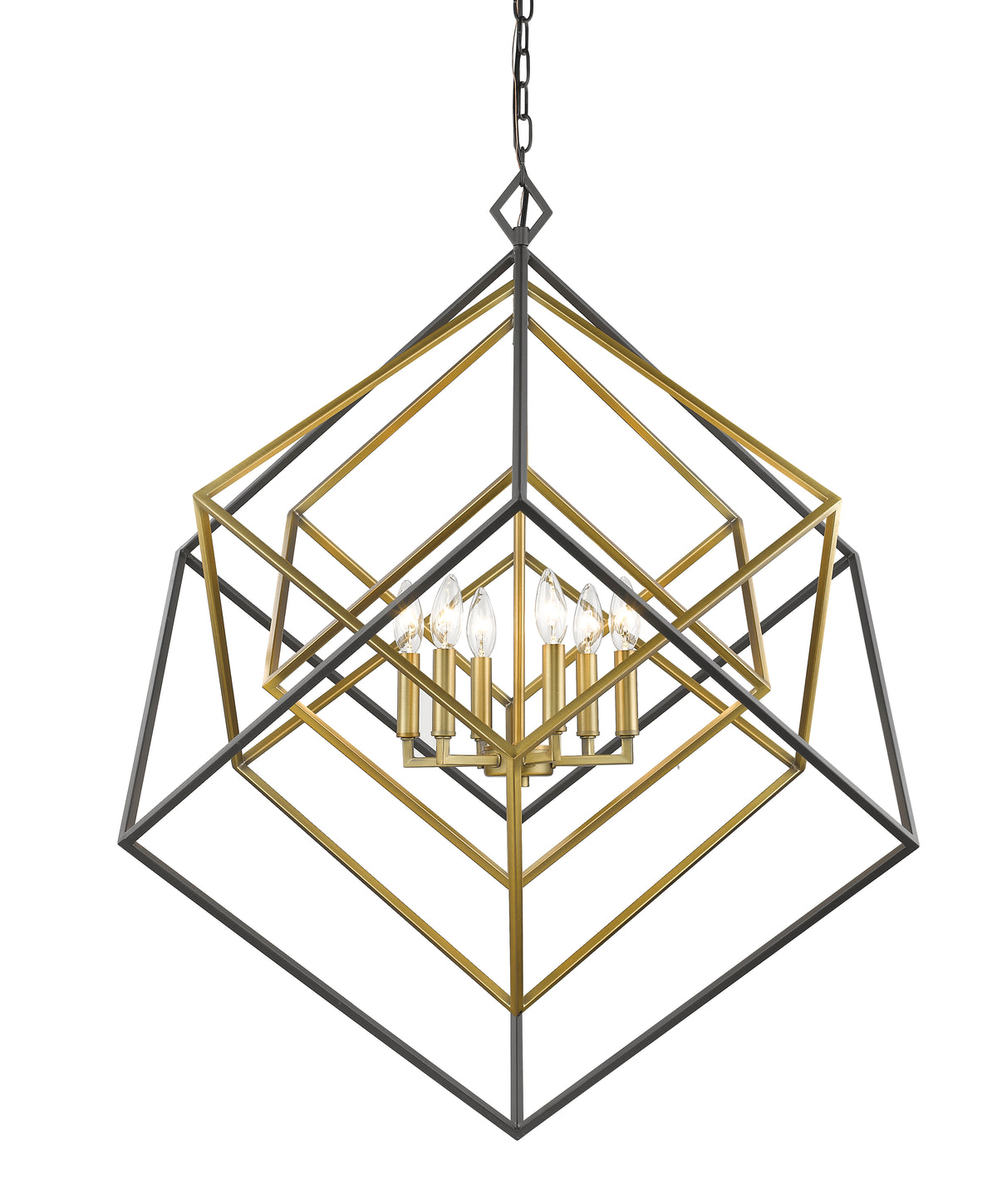 Euclid 6 Light Chandelier