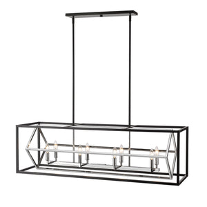 Euclid 8 Light Linear Chandelier