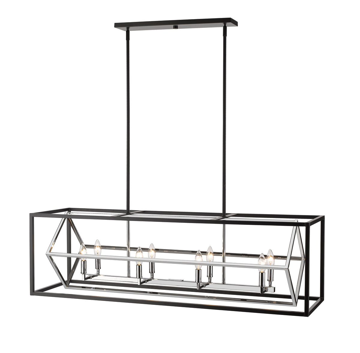 Euclid 8 Light Linear Chandelier