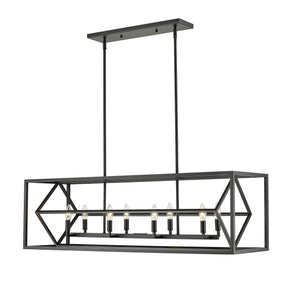 Euclid 8 Light Linear Chandelier