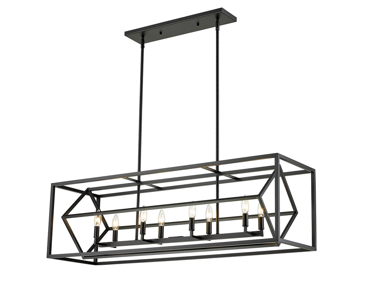 Euclid 8 Light Linear Chandelier