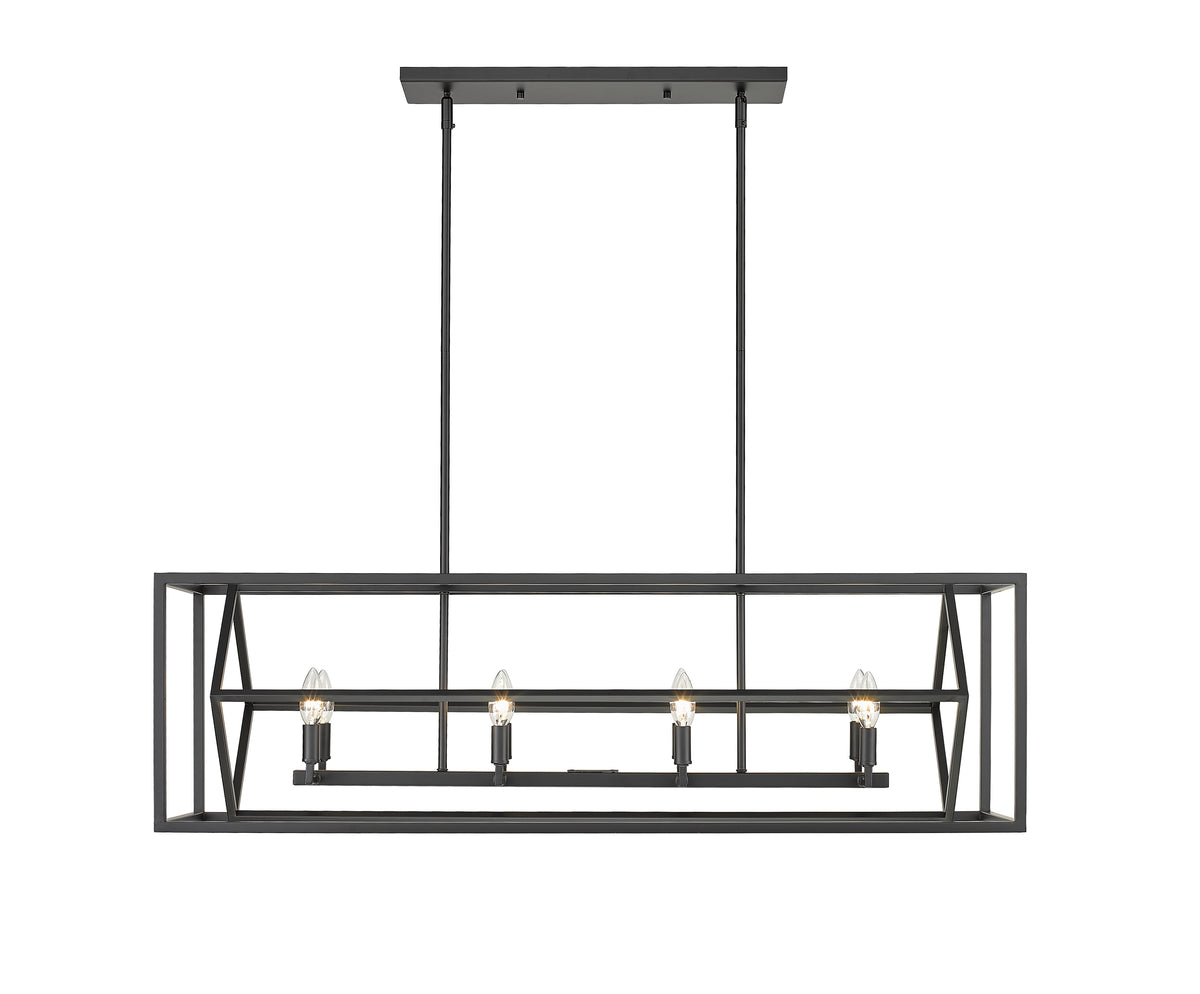 Euclid 8 Light Linear Chandelier