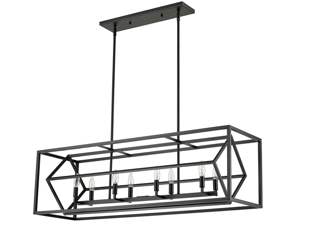 Euclid 8 Light Linear Chandelier