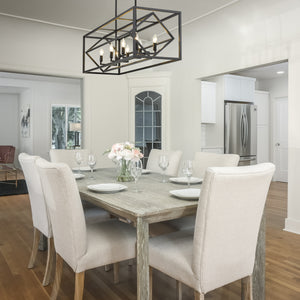 Euclid 8 Light Linear Chandelier