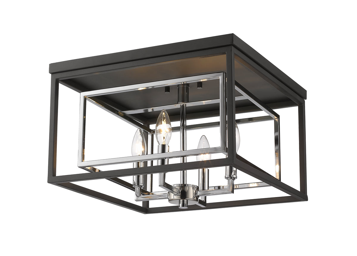 Euclid 4 Light Flush Mount
