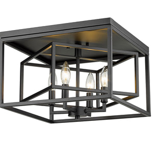 Euclid 4 Light Flush Mount