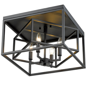 Euclid 4 Light Flush Mount