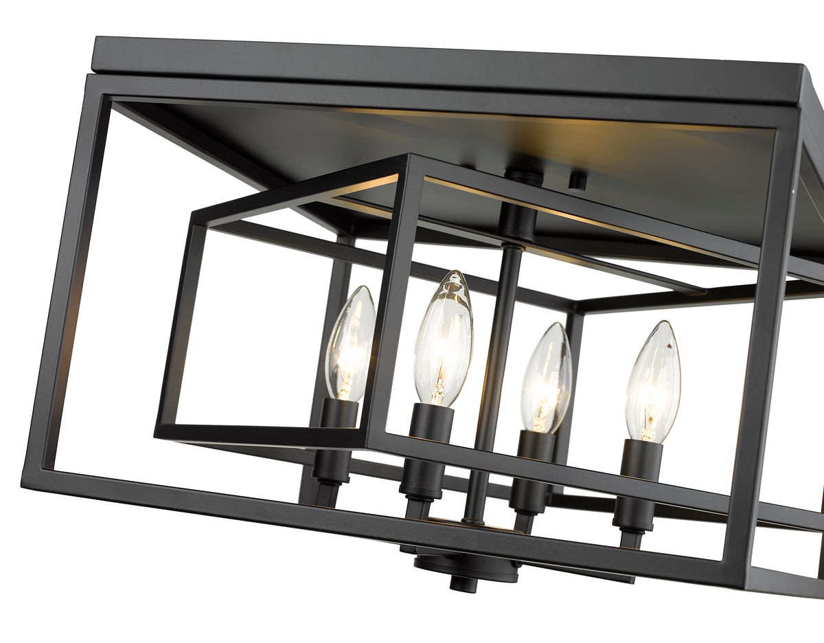 Euclid 4 Light Flush Mount