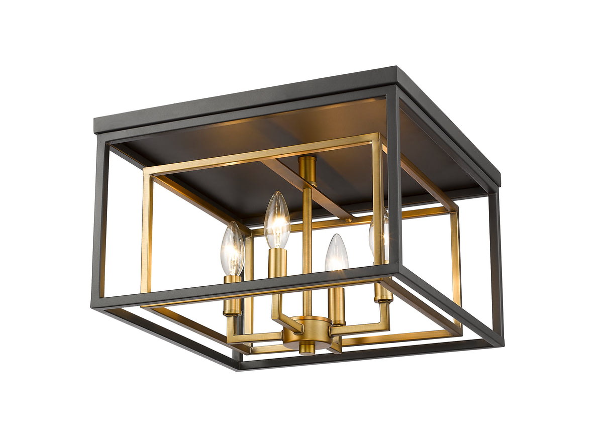 Euclid 4 Light Flush Mount