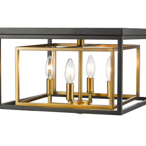 Euclid 4 Light Flush Mount