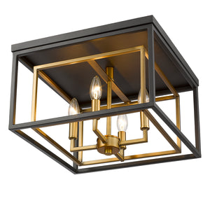 Euclid 4 Light Flush Mount