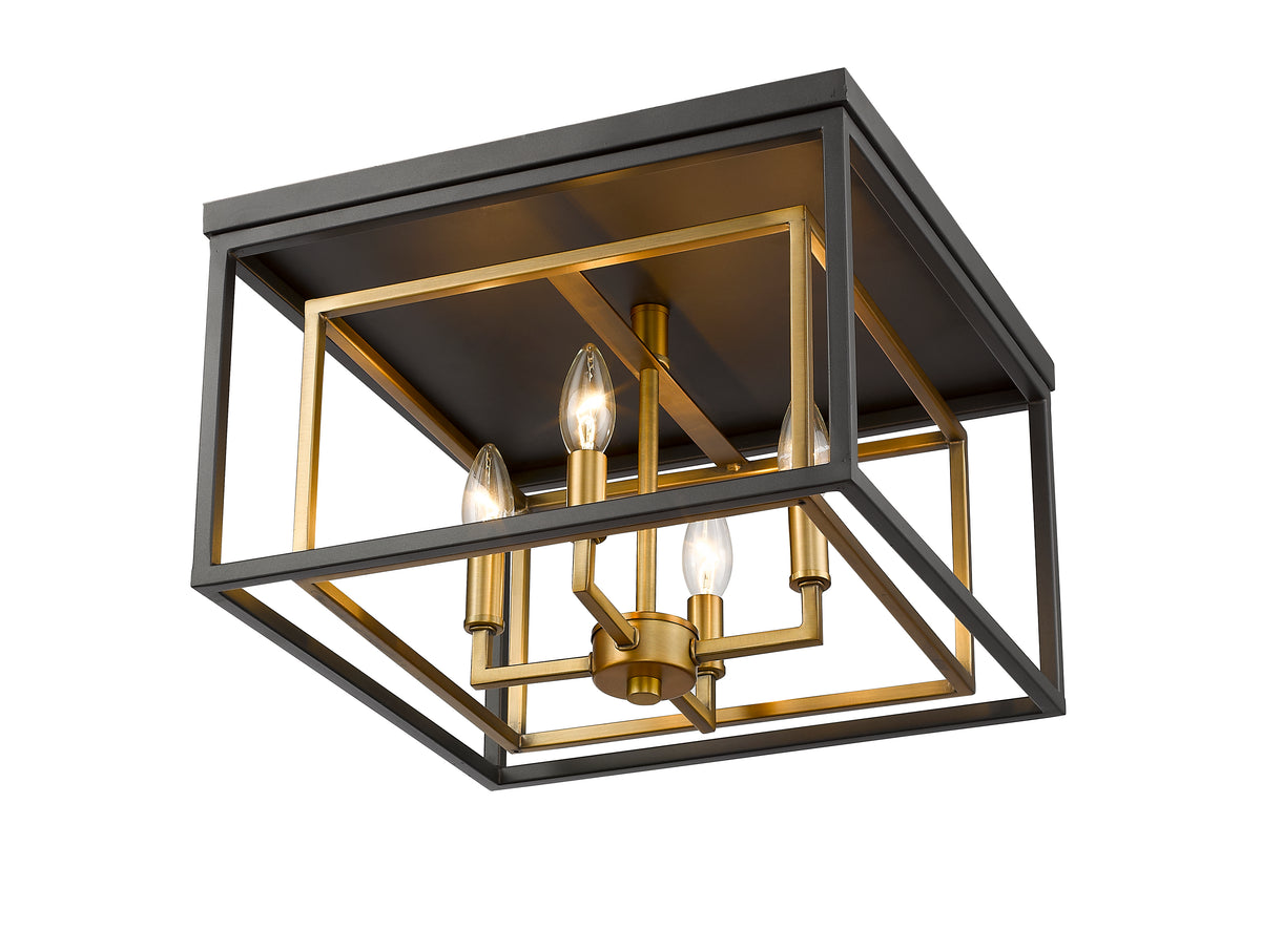 Euclid 4 Light Flush Mount