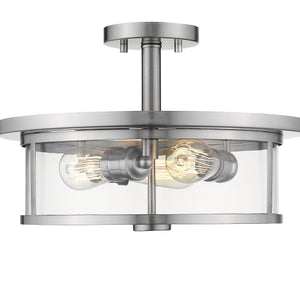 Savannah 3 Light Semi Flush Mount