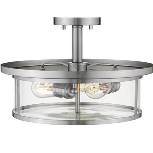 Savannah 3 Light Semi Flush Mount