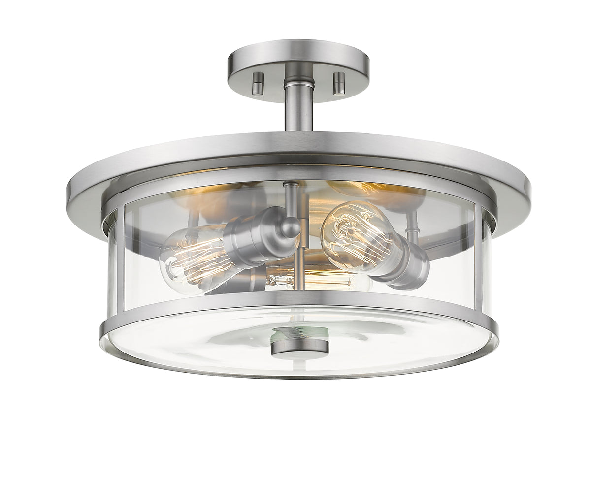Savannah 3 Light Semi Flush Mount