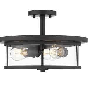 Savannah 3 Light Semi Flush Mount